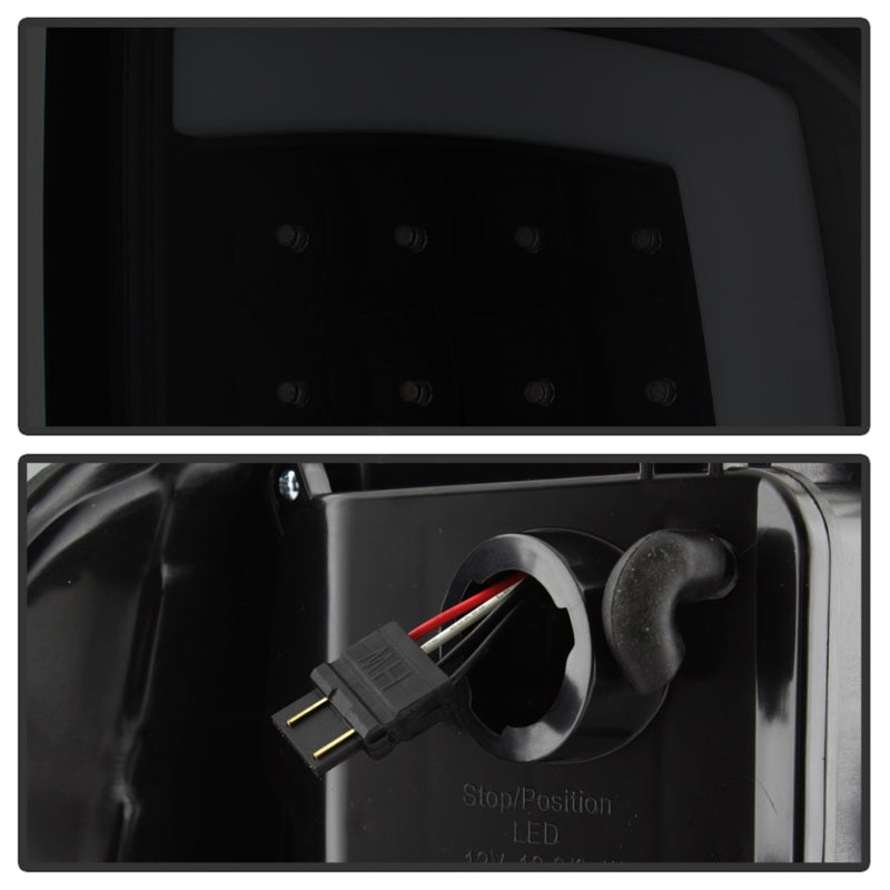 xTune 07-13 GMC Sierra 1500 LED Tail Lights - Black Smoke (ALT-ON-GS07-G2-LED-BSM) 9038518