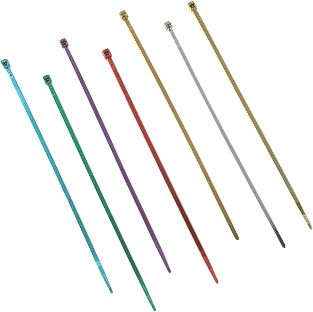 DRAG SPECIALTIES Cable Tie - 11" - Chrome - 10-Pack 10-6011C-10-HC3