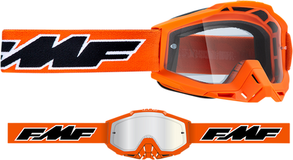 FMF Youth PowerBomb Goggles - Rocket - Orange - Clear F-50047-00003 2601-2995