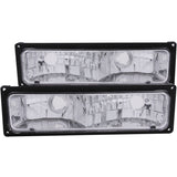 ANZO 1988-1998 Chevrolet C1500 Euro Parking Lights Black 511033