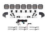 Diode Dynamics Bronco SS5 Pro CrossLink Windshield - White Combo Lightbar Kit DD7264