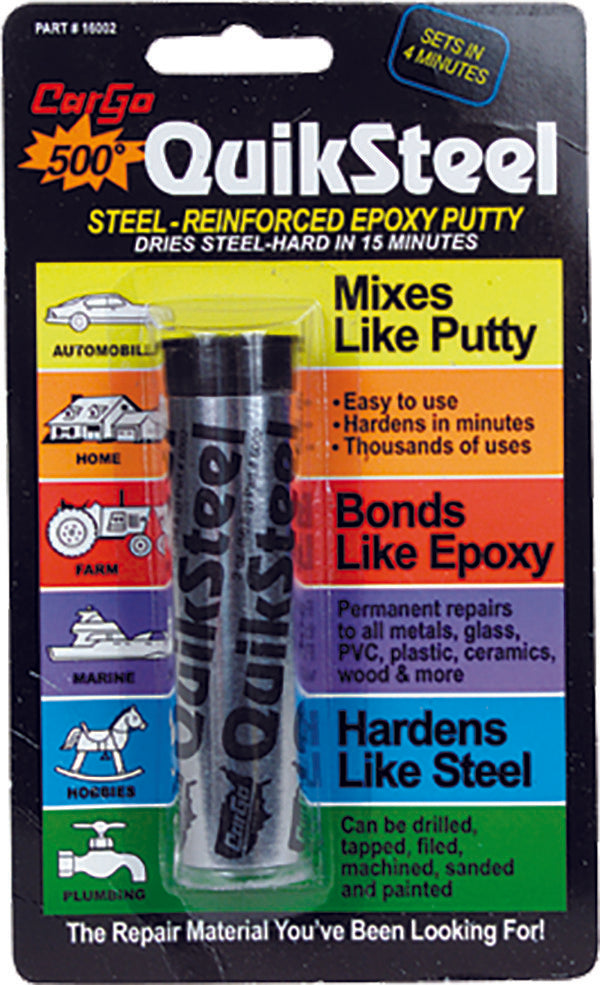 QUIK STEEL Steel Reinforced Epoxy Putty 16002TRI