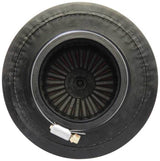 AEM DryFlow Air Filter - Round Tapered 5in Top OD x 6 Base OD x 5.563in H x 3in Flange ID 21-203D-XK