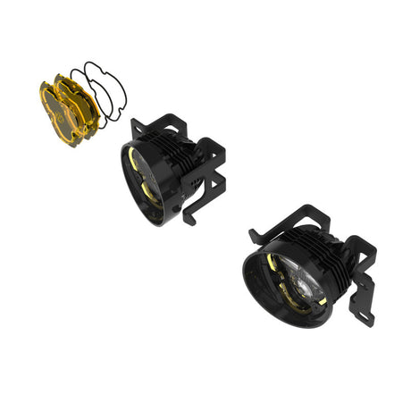 KC HiLiTES FLEX ERA 3 Dual Mode SAE Fog Lights - 2-Light Master Kit for Toyota Tacoma/4Runner/Tundra 97154