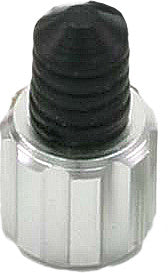 DRC Air Valve Caps Valve Wrench Silver 2/Pk D58-05-101