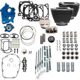 S&S CYCLE 132" Power Package Engine Performance Kit - Chain Drive - Oil Cooled - Highlighted Fins - M8 310-1237
