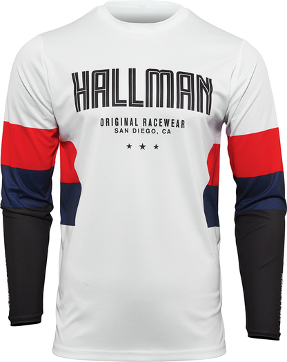 THOR Hallman Differ Draft Jersey - White/Red/Navy - Small 2910-6602