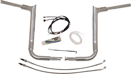 FAT BAGGERS INC. Handlebar Kit - Pointed Top - 14" - Chrome 809214