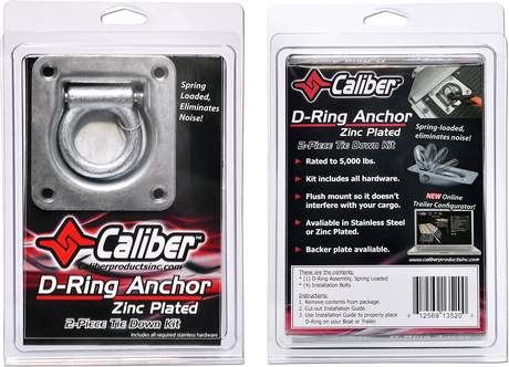 CALIBER D-Ring - Zinc/Steel 13520