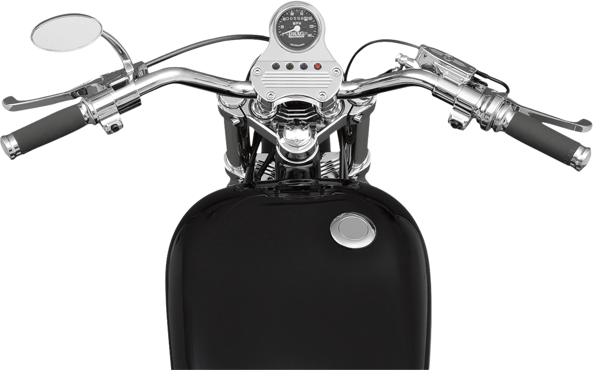 FLANDERS Handlebar - 883 Type - Drilled - Chrome 650-28835