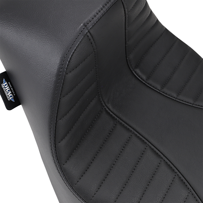 DRAG SPECIALTIES EZ-Solo Seat - Scorpion Stitch - Vinyl - FL/FX '18-'22 ACT EZ-ON STYLE 0802-1150