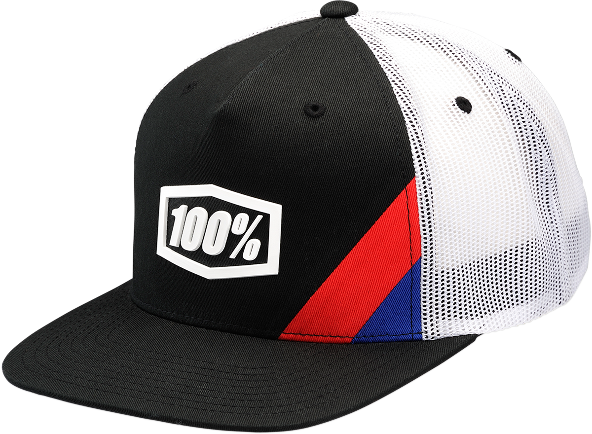 100% Youth Cornerstone Trucker Hat - Black 20047-00004