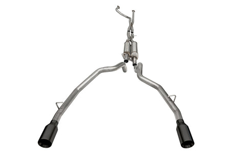 Corsa 21-22 Dodge Ram TRX Crew Cab Xtreme Catback Exhaust Dual Rear Black Tip 21189BPC