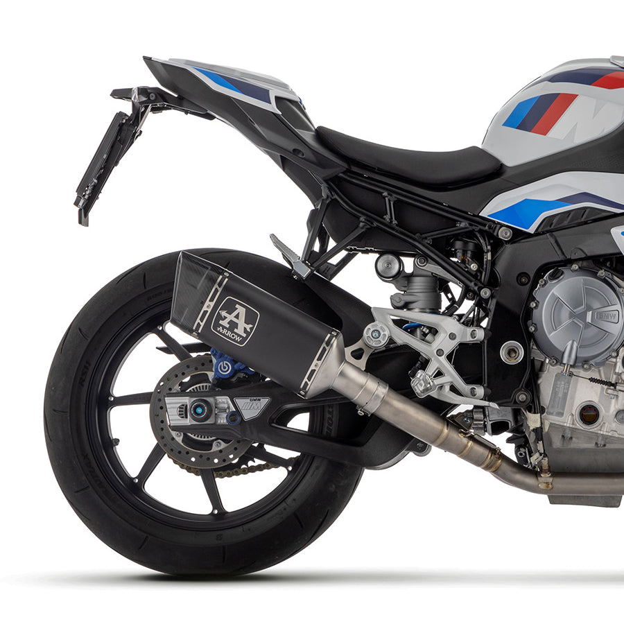 71006PTN Arrow RACING  Pista Slip-on Exhaust, Titanium Dark for BMW M/S1000RR 20-25