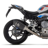 71506PTN Arrow HOMOL Pista Slip-on Exhaust, Titanium Dark for BMW M/S1000RR 20-25