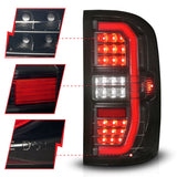 ANZO 14-18 GMC Sierra 1500 Full LED Taillights Black Housing Smoke Lens (w/C Light Bars) 311465