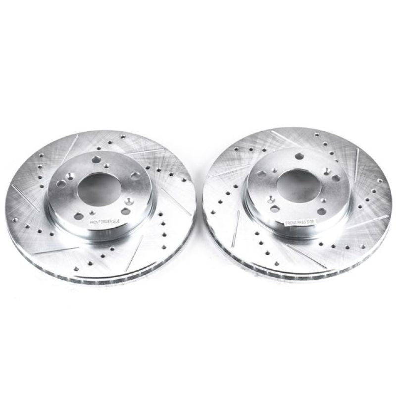 Power Stop 14-15 Acura ILX Front Evolution Drilled & Slotted Rotors - Pair JBR709XPR