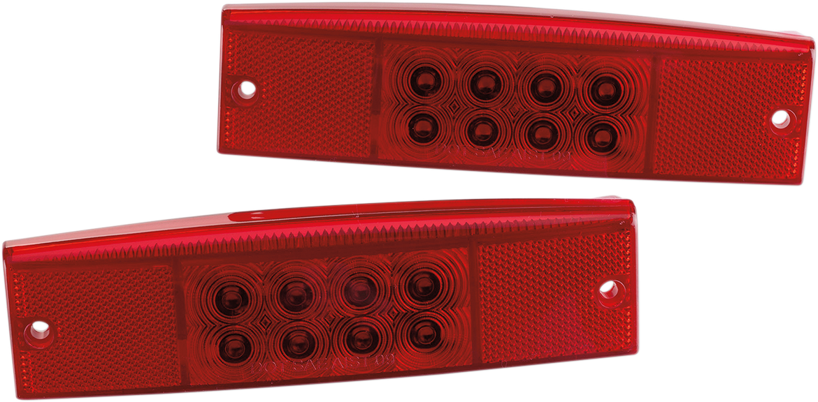 MOOSE UTILITY Taillights - LED - Ranger Mid - Red 100-2350-PU