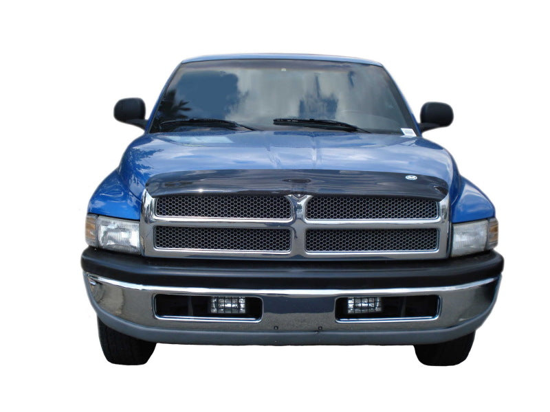AVS 94-01 Dodge RAM 1500 (Front Mount) High Profile Bugflector II Hood Shield - Smoke 25211