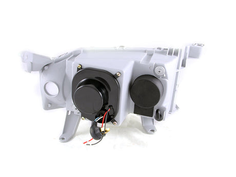 ANZO 2004-2007 Scion Xb Projector Headlights w/ Halo Black G2 121347