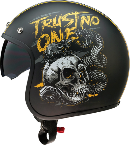 Z1R Saturn Helmet - Trust No One - Black/Yellow - Small 0104-2853