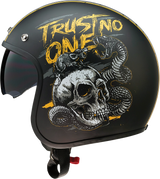 Z1R Saturn Helmet - Trust No One - Black/Yellow - XS 0104-2852