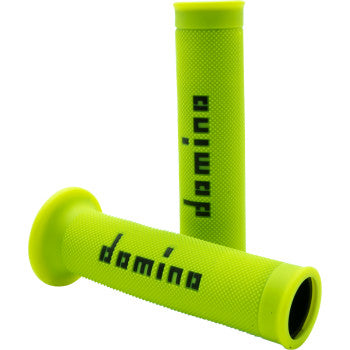 IN STOCK DOMINO MotoGP Grips - Dual-Compound - Fluorescent Yellow/Black A01041C4050B7-0