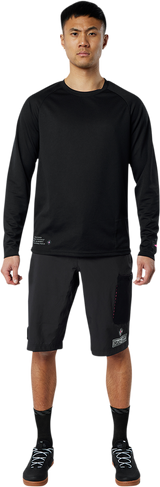 MUC-OFF USA Riders Long-Sleeve Jersey - Black - XL 20368
