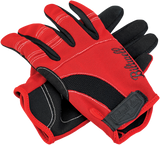 BILTWELL Moto Gloves - Red/Black/White - 2XL 1501-0804-006