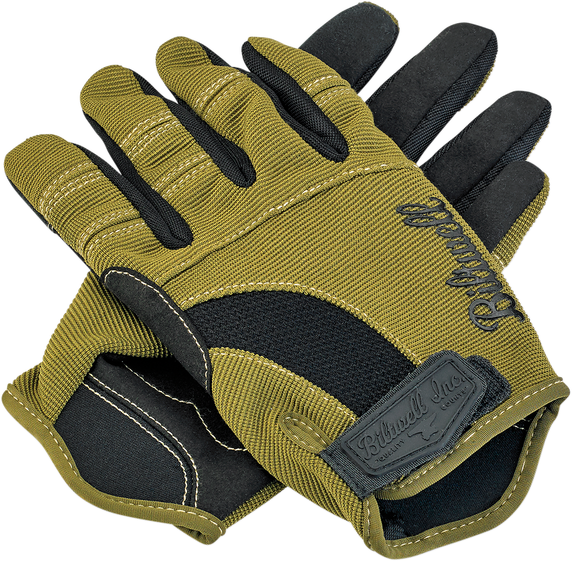 Guantes de moto BILTWELL - Oliva/Negro - 2XL 1501-0309-006 