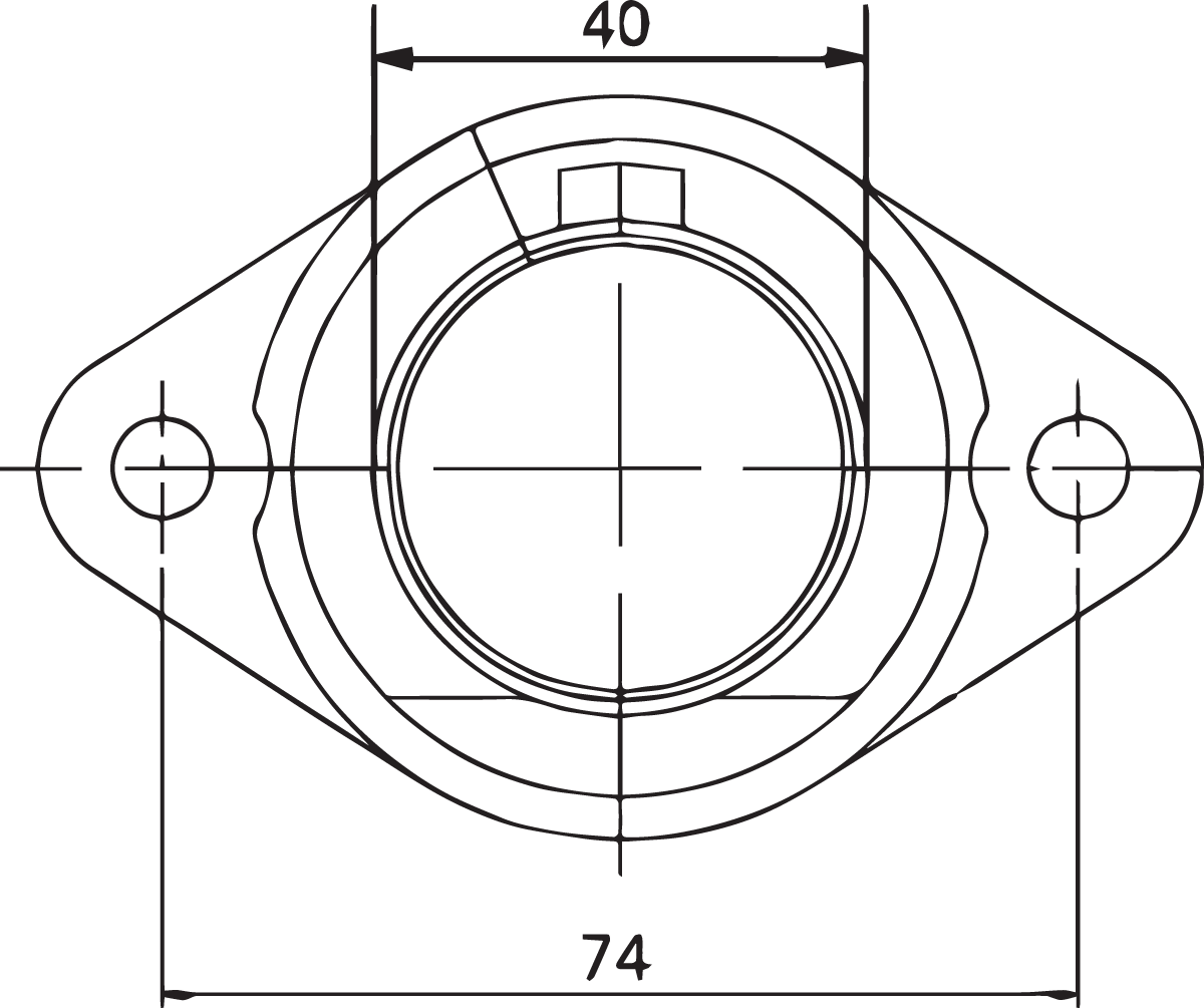 Parts Unlimited Universal Carburetor Flange 07-100-13