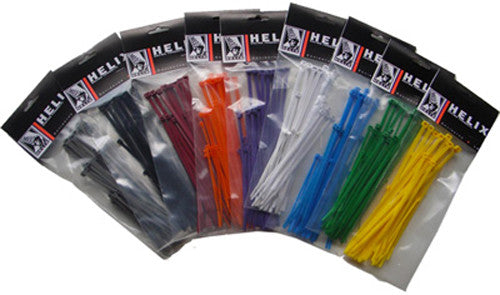 HELIX Cable Ties 8" Purple 100/Pk 303-4124
