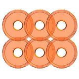 KC HiLiTES Cyclone V2 LED - Replacement Lens - Amber - 6-PK 4412