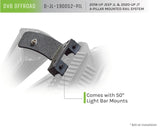 DV8 Offroad 2018+ JL/Gladiator Picatinny Rail A-Pillar Pod LED Light Mount D-JL-190052-PIL