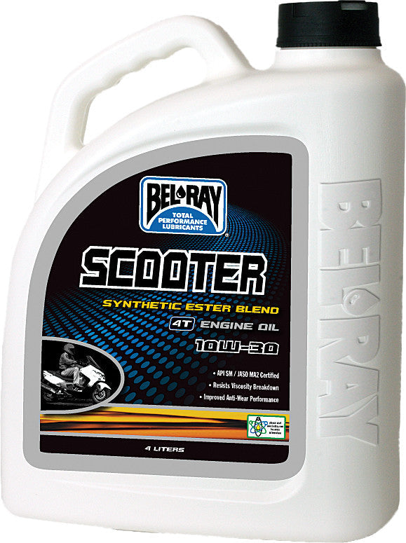 BEL-RAY Scooter Synthetic Ester Blend 4t Engine Oil 10w-30 4l 99430B4LW