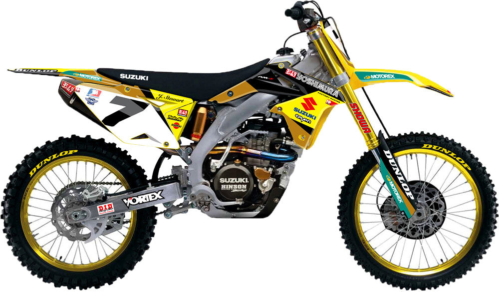 N-STYLE2014 Yoshimura Suz Gold Team Kit Rmz 450 WhtN40-4647