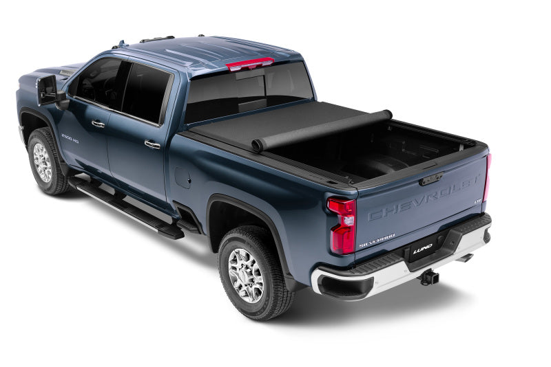 Lund 07-17 Chevy Silverado 1500 (5.5ft. Bed) Genesis Elite Roll Up Tonneau Cover - Black 96892