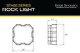 Diode Dynamics Stage Series Rock Light Magnet Mount Adapter Kit (one) DD7465