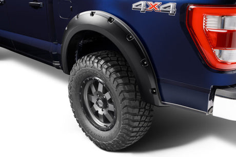 Bushwacker 2021 Ford F-150 (Excl. Lightning) Pocket Style Flares 4pc - Black 20963-02
