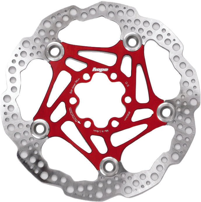 HOPE Hope Floating Rotor 160m M Red HBSP3301606FR