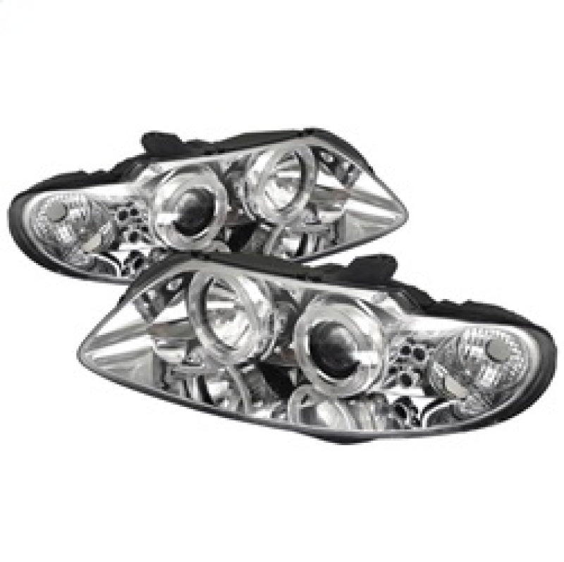 Spyder Pontiac GTO 04-06 Projector Headlights LED Halo LED Chrome High H1 Low H1 PRO-YD-PGTO04-HL-C 5011756