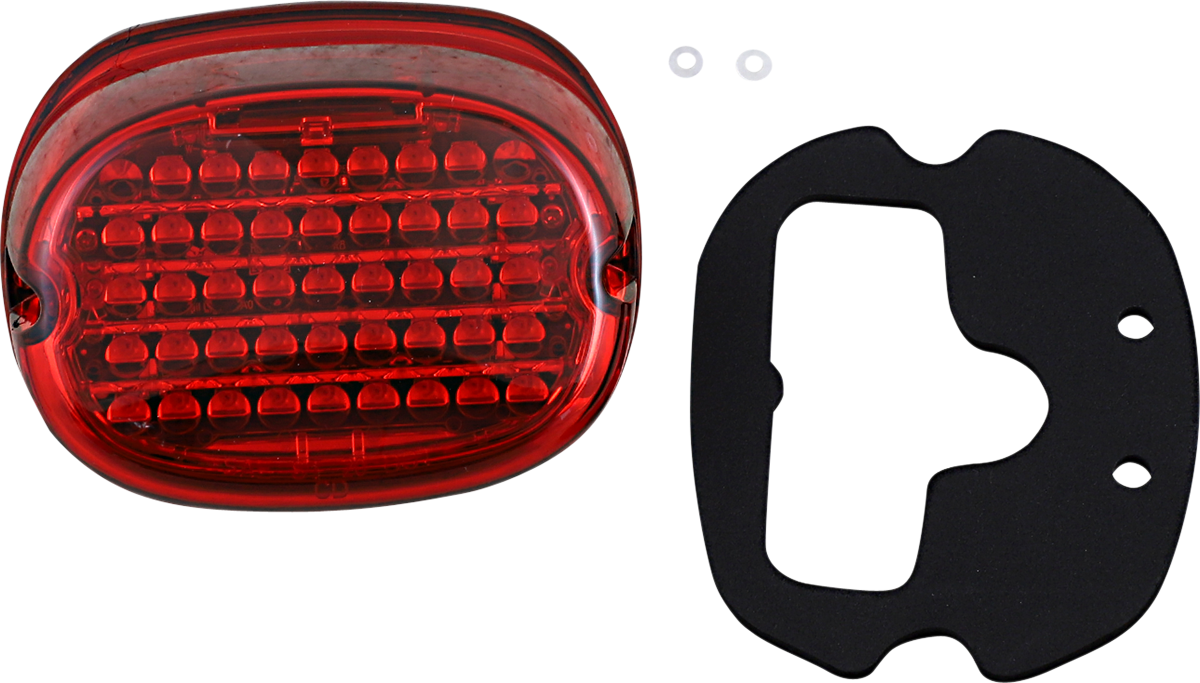 CUSTOM DYNAMICS Taillight - No Window - Red CD-TL-NW-R