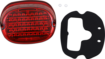 CUSTOM DYNAMICS Taillight - No Window - Red CD-TL-NW-R