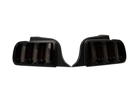 Raxiom 05-09 Ford Mustang Vector V2 LED Tail Lights- Black Housing (Smoked Lens) 408588