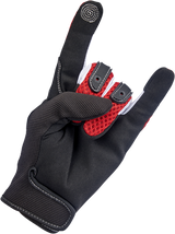 BILTWELL Anza Gloves - Red - Medium 1507-0801-003