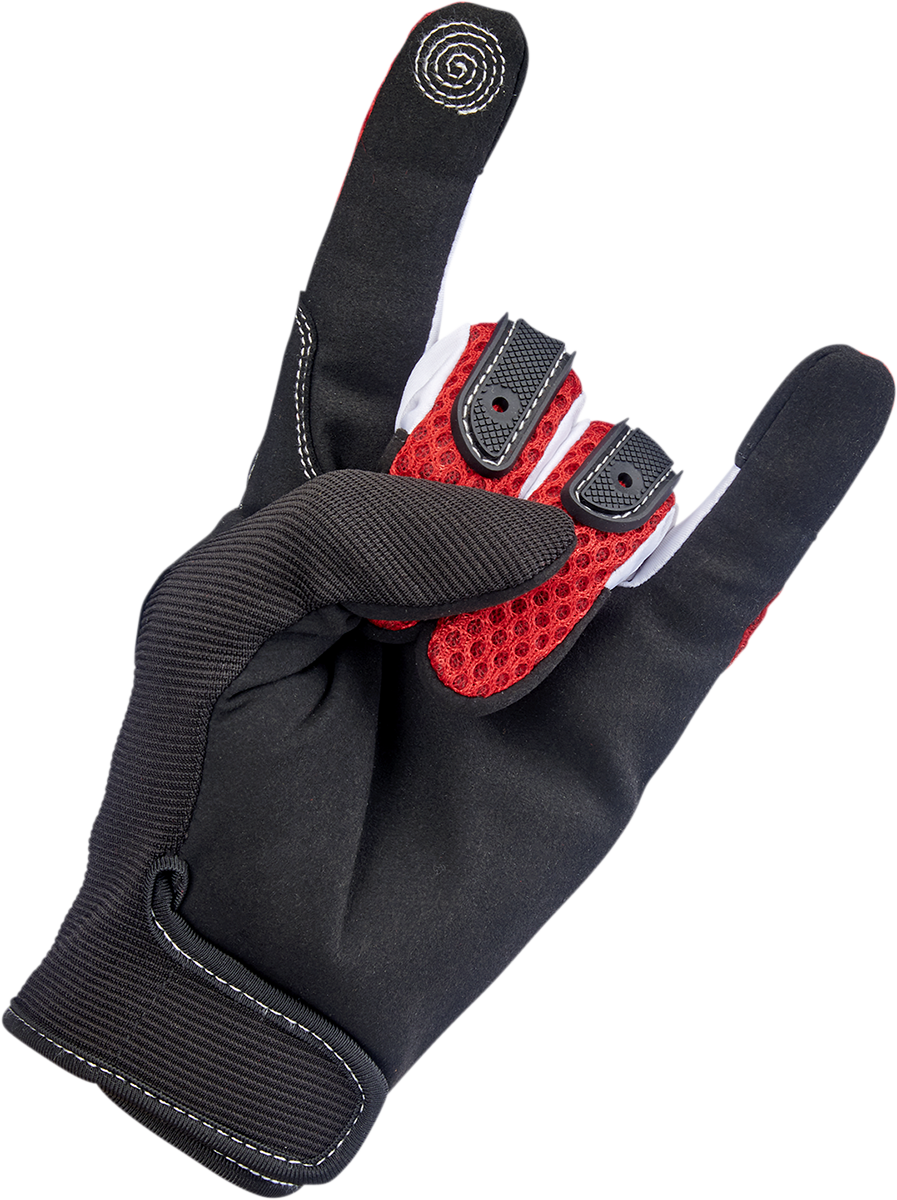 BILTWELL Anza Gloves - Red - XL 1507-0801-005