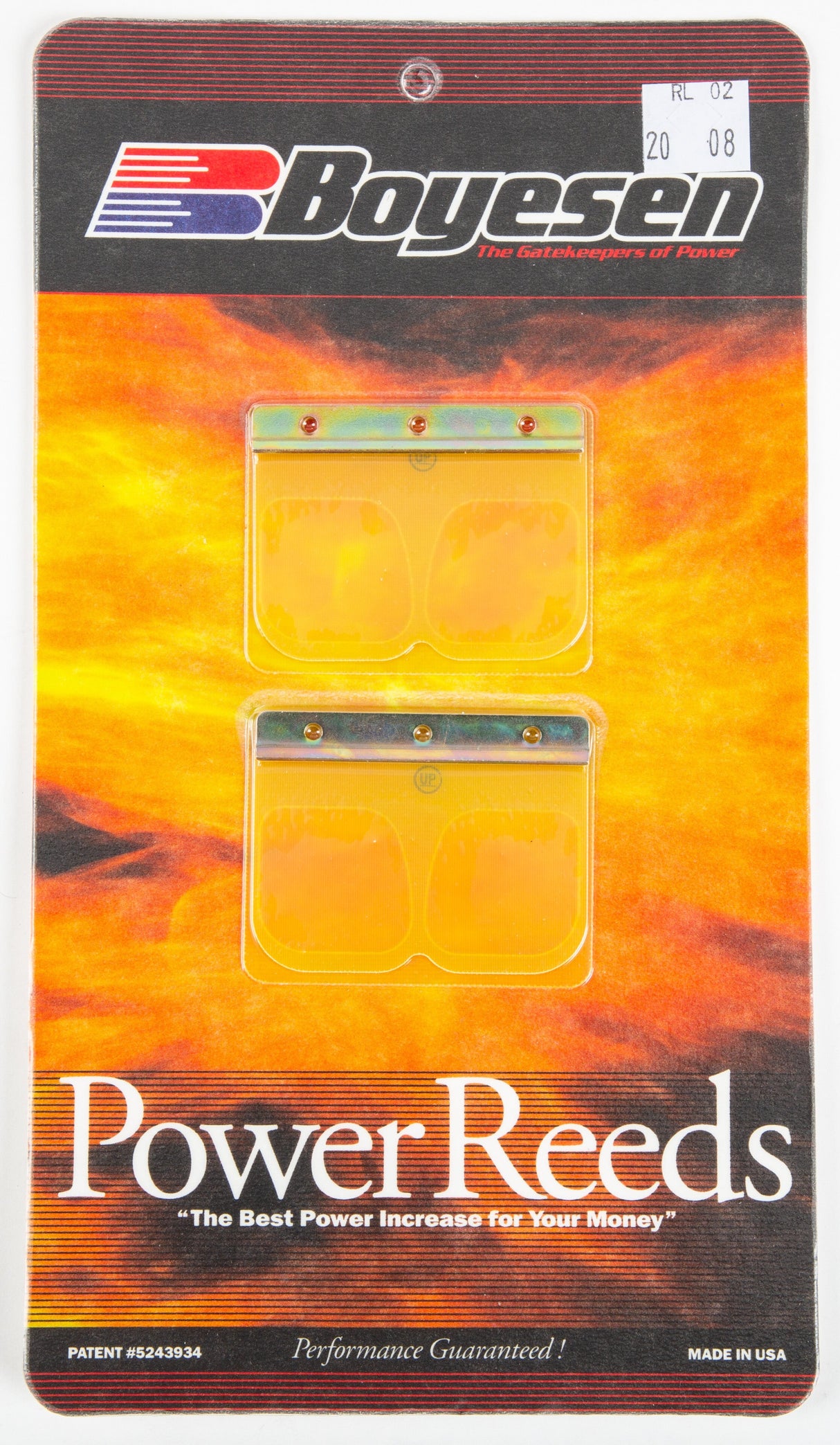 BOYESEN Motorcycle Rad Valve Reeds RL-02