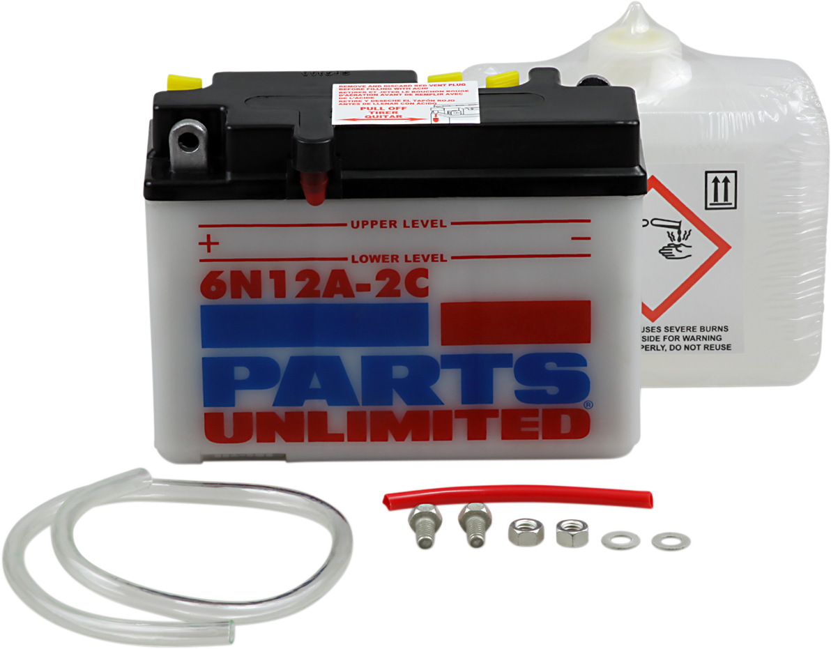 Parts Unlimited Battery - 6n12a-2c (B54-6) 6n12a-2c-Fp