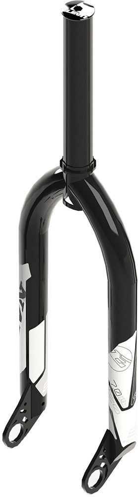 ELEVN 20mm Cro-Mo Forks 24" 7.0 Pro Lite Black/White ELFK2PLBKWH-20