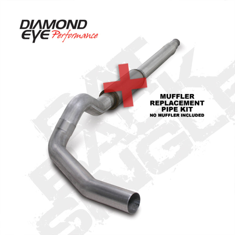Diamond Eye KIT 5in CB MFLR RPLCMENT PIPE SGL AL: 94-97 FORD 7.3L F250/F350 PWRSTROKE K5316A-RP